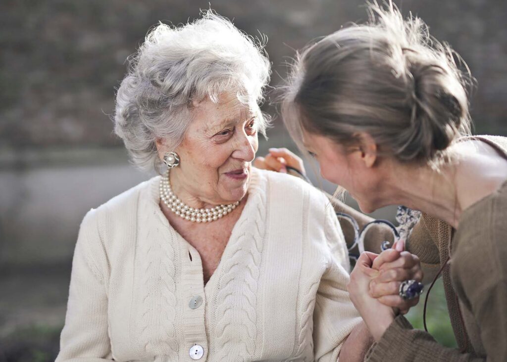 resident out with family