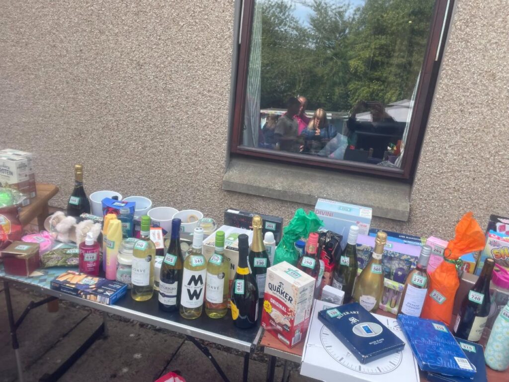 raffle at the summer fayre